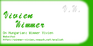 vivien wimmer business card